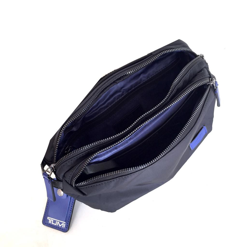 Tas Pinggang Tumi Harrison Daniel Utility Pouch Waist Pack Silang Crossbody Hitam Navy ORI ORIGINAL