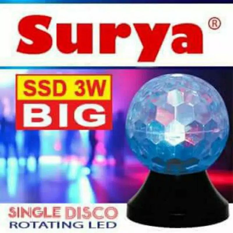 Lampu Disko Surya SSD 3W