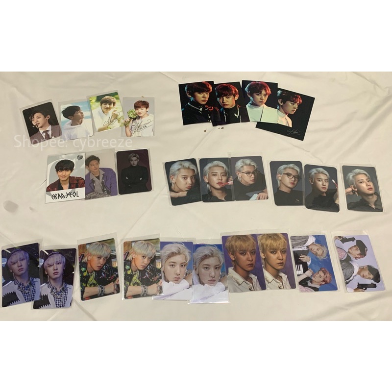 Pc photocard official chanyeol cy EXO non album, exo cup japan, nacific, sg 2018, exordium dot polar
