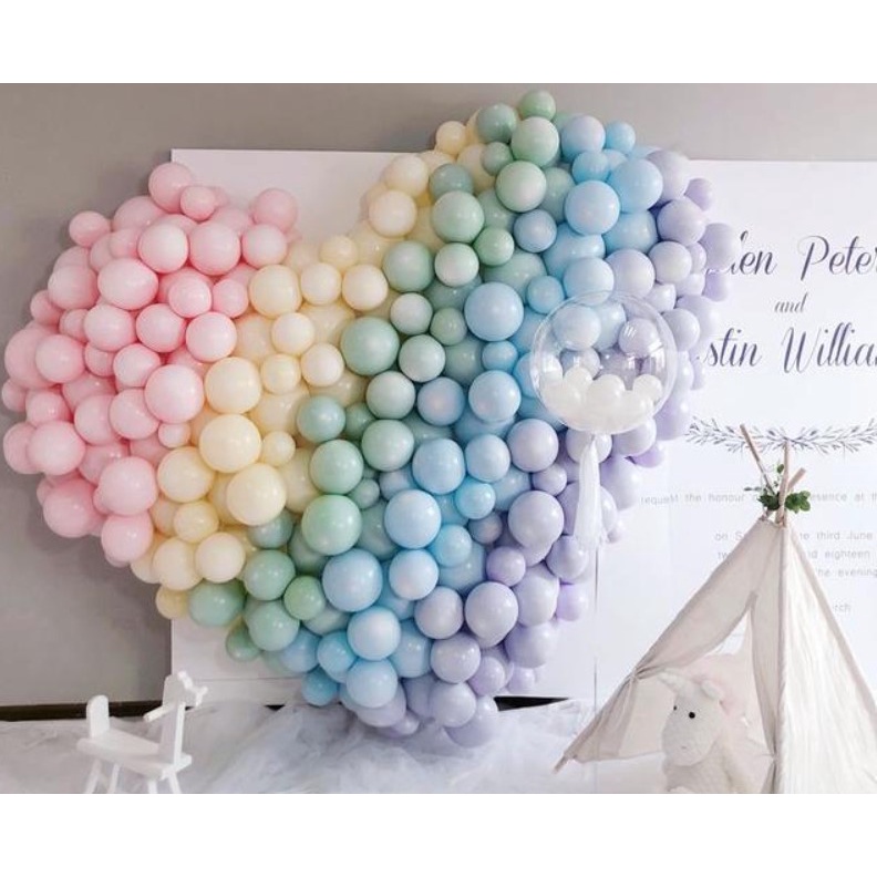 Balonasia Balon Latex Warna Pastel / Balon Macaroon 10 inch