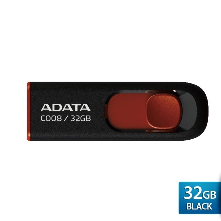 itstore FlashDisk 32GB ADATA C008 SLIDE FLASH DRIVE USB 2.0