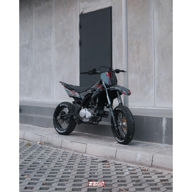 DECAL WR 155 R HITAM SIMPLE | DECAL KLX BF |  DECAL CRF | DECAL DTRACKER | DECAL GORDONS