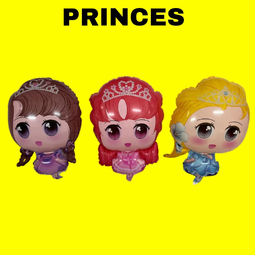 NEW 1PACK (BALON GAS/FOIL/TERBANG/KARAKTER ) PRINCES