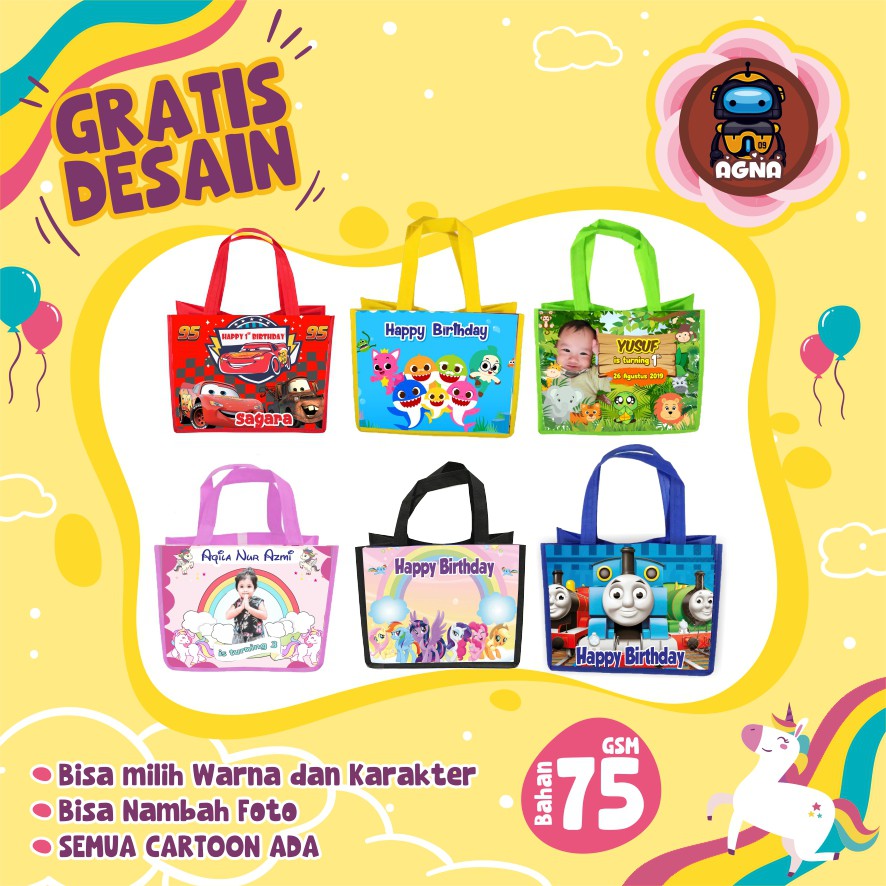 GOODIE BAG MURAH / TAS ULTAH CUSTOM CARS / HOTWELLS-2