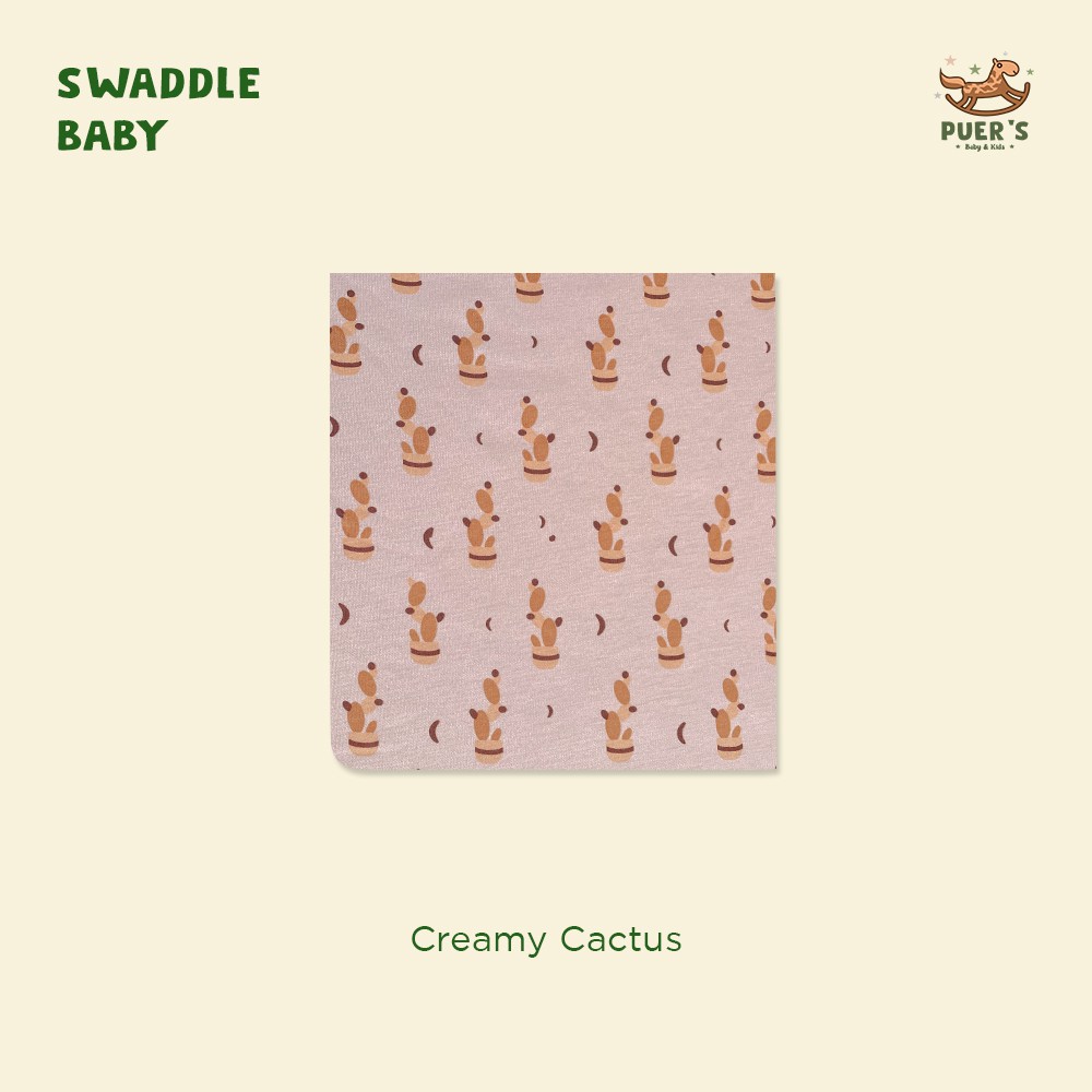 BEDONG BAYI (SWADDLE BABY) PUER'S CREAMY CACTUS