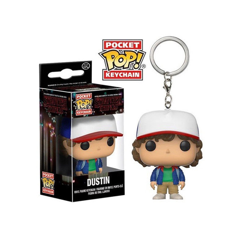 Gantungan Kunci Action Figure Stranger Things Eleven With Eggos Demogorgon Bahan Vinyl Untuk Hadiah Anak