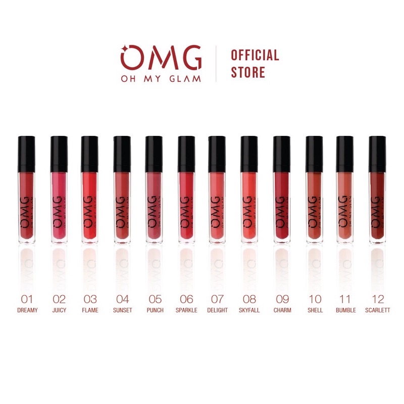 OMG Oh My Glam Matte Kiss Lip Cream / Cycle Of Love Edition