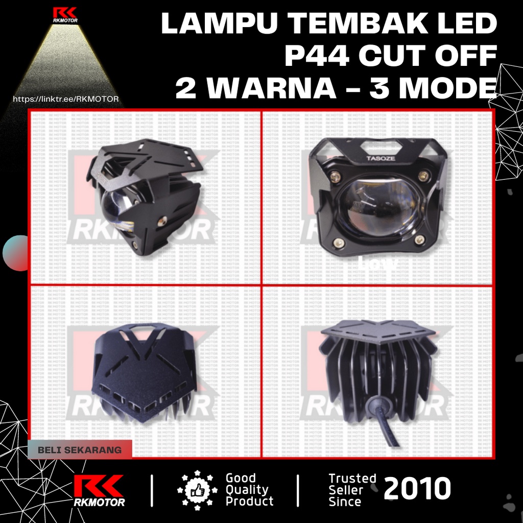 Lampu Sorot 2 Warna Cut Off High Low 3 Mode - LED Spot Light