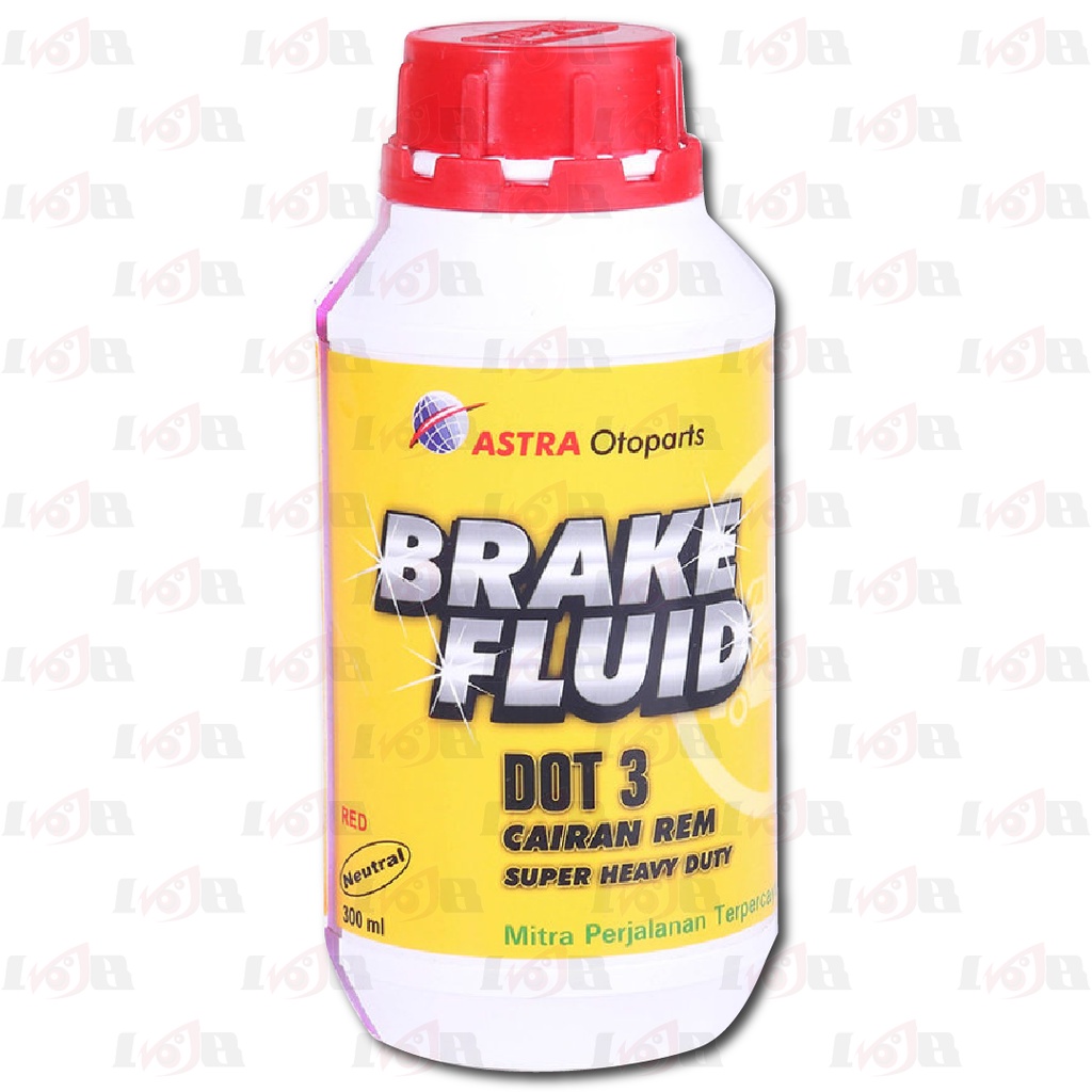 Aspira Oli Minyak Rem DOT 3 300ML Cairan Minyak Rem Brake Fluid Netral Merah Cakram Motor