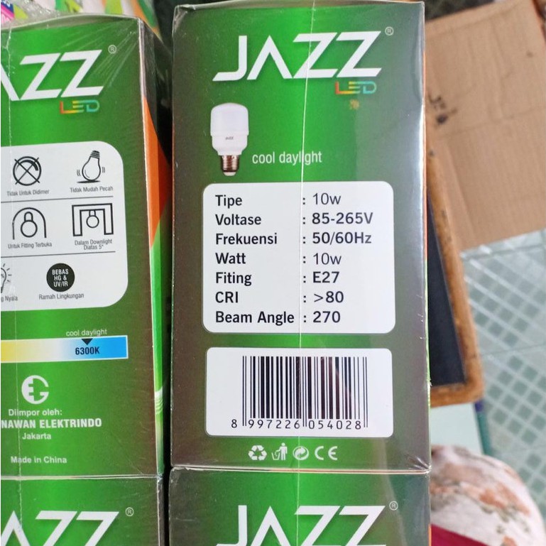 Bohlam Lampu Led JAZZ 10Watt Cool Daylight 10 Watt