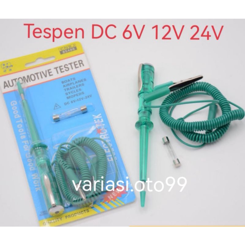 Tespen DC 12V-24V Automotive Circuit Tester Obeng tespen