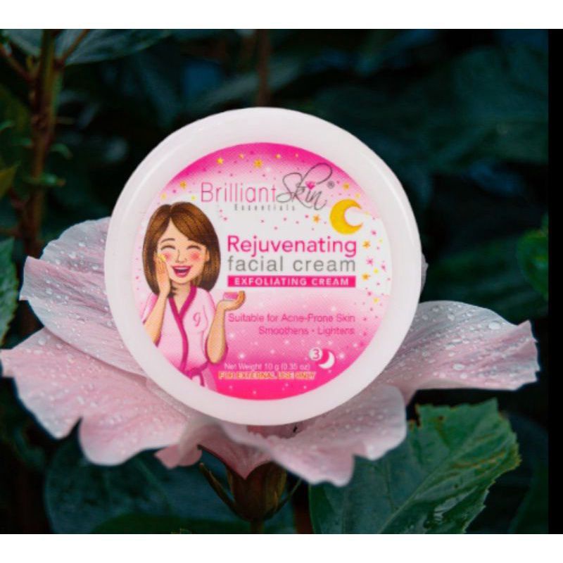 Brilliant Skincare NIGTCREAM EXFOLATING CREAM REJUVENATING (krim malam) 10g ecer