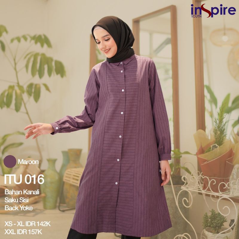 INSPIRE TUNIK ITU 016 bahan Kanali