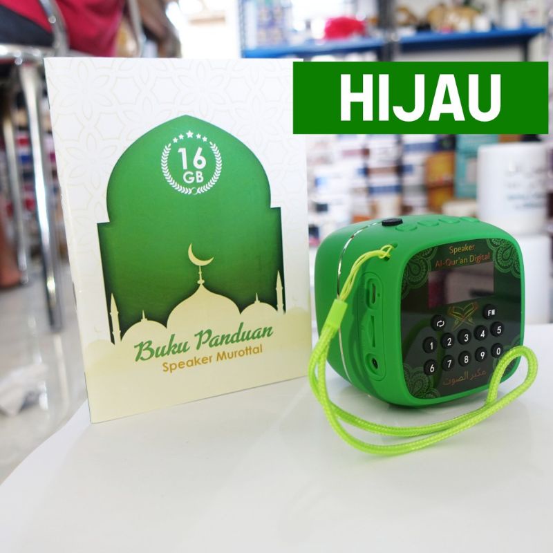 Speaker murottal speaker Quran advance v600 mini suara mantap + 16 GB FULL Memori Murrotal