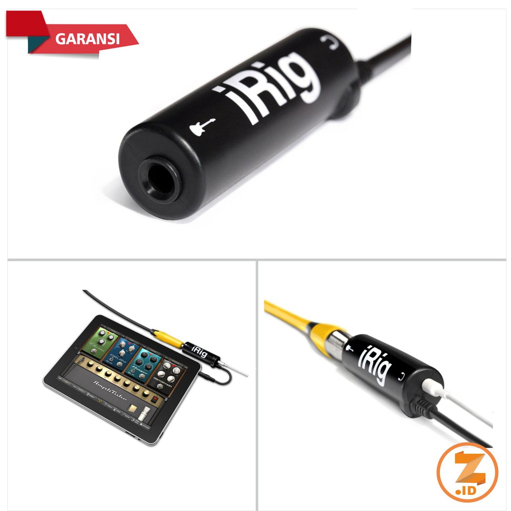 iRig Gitar Amplitube Adapter Iphone Ipad Ipod - Adapter Gitar i Phone iRig