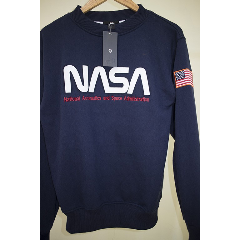 Crewneck Sweater Nasa Sablon Premium