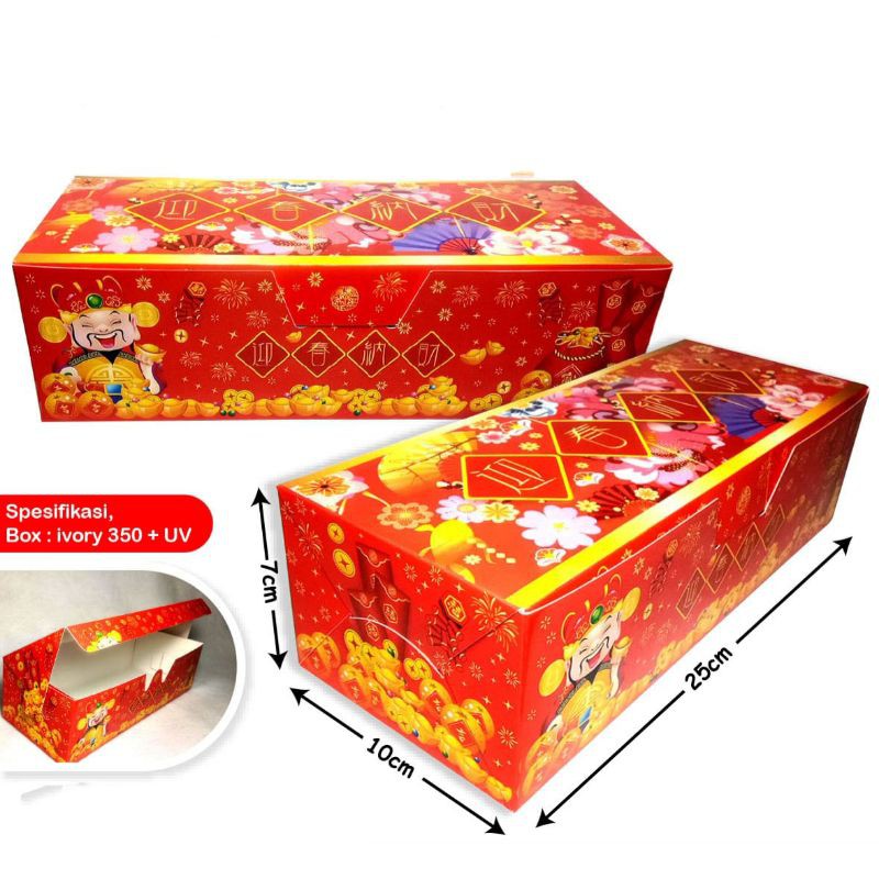 Box Imlek kue bakul box CNY kue bolu dll