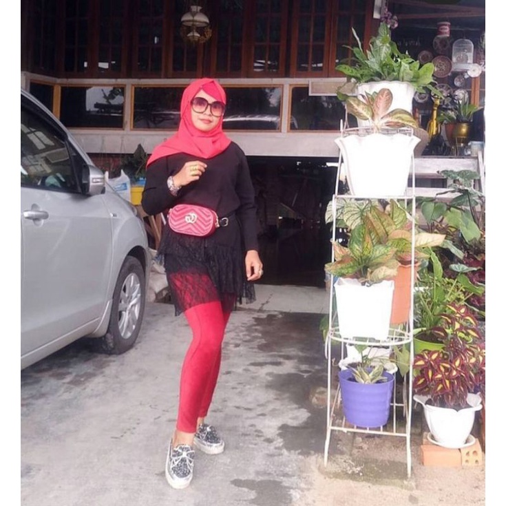 tunik ruffle preloved