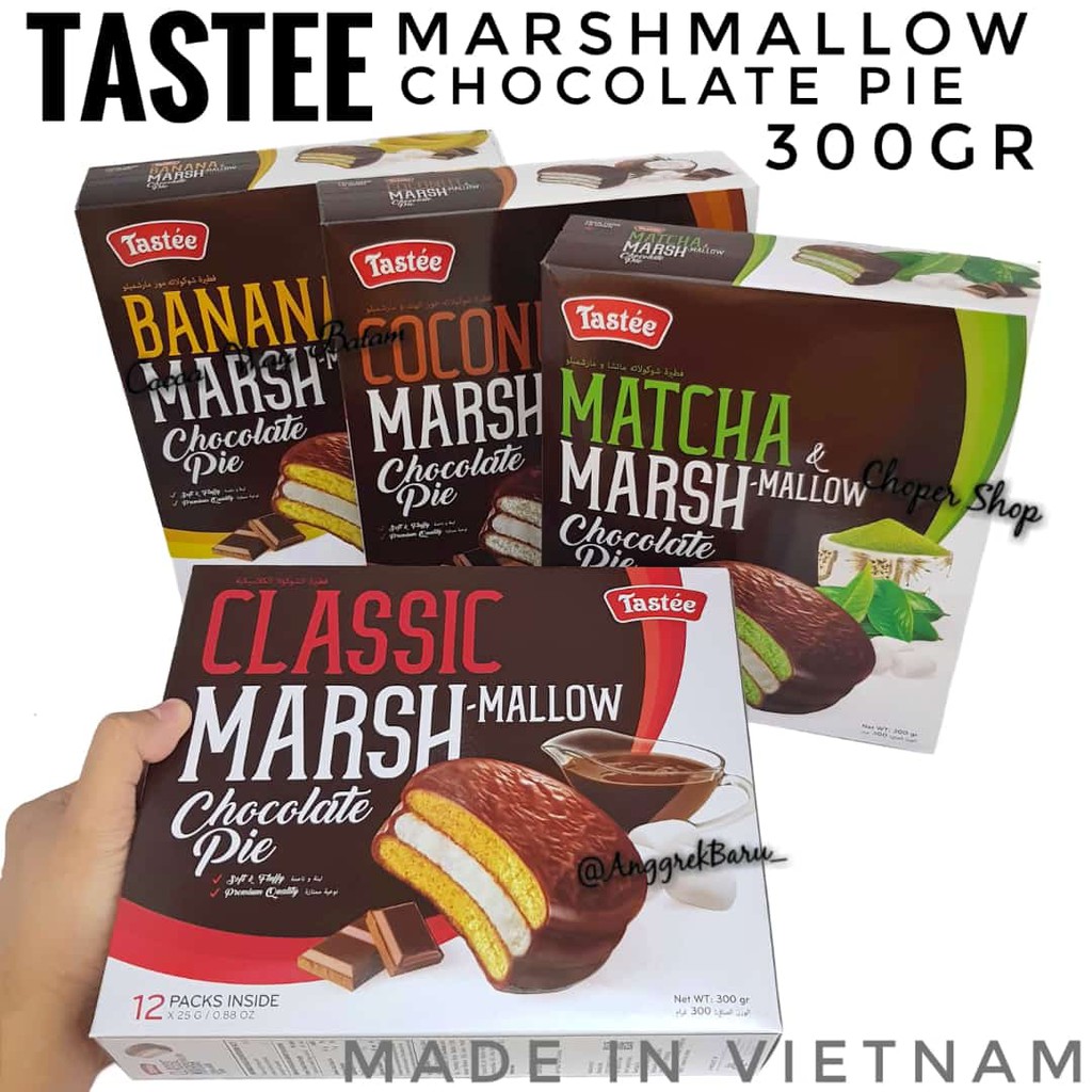 

Tastee Marshmallow Choco Pie 300gram / Permen Kapas