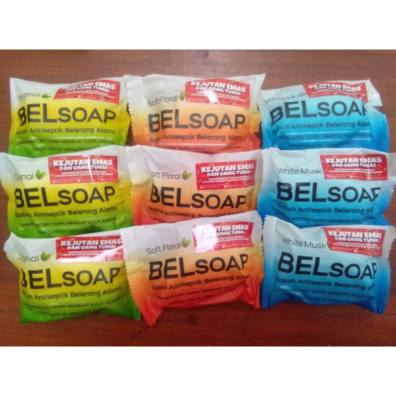 Belsoap sabun belerang / sulfur 65g