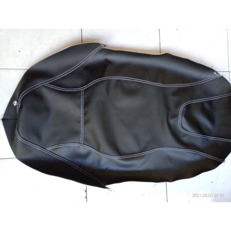 Kulit jok supra x 125 mbtech-Cover jok supra x lama-sarung jok supra fit mbtech