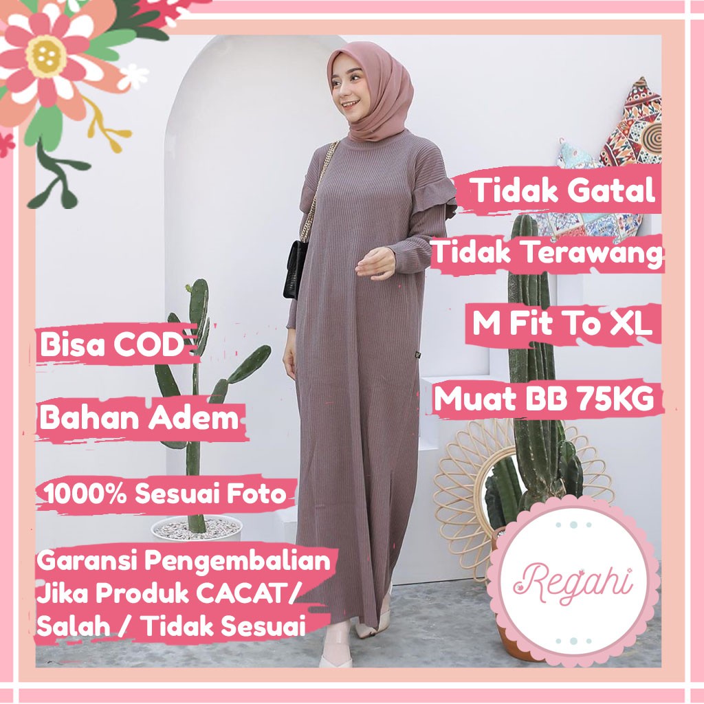 Gamis rajut mocca Gamis polos premium Gamis remaja kekinian Gamis syari Gamis busui