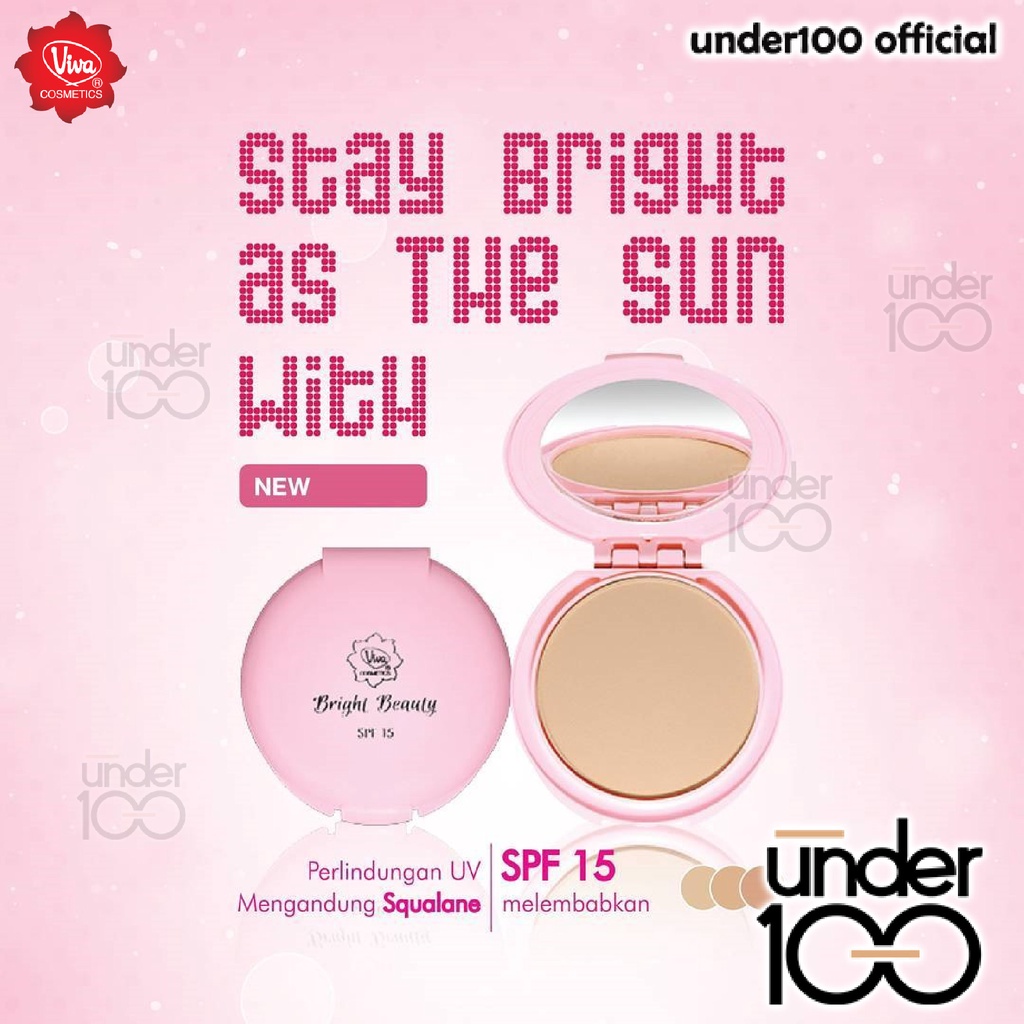 ❤ UNDER100 ❤ Viva Bright Beauty Compact Powder SPF15 | bedak padat viva