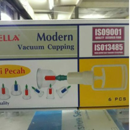 alat bekam / bekam / merk sella isi 6 pcs / vacuum cupping 6 pcs / vacuum cuping