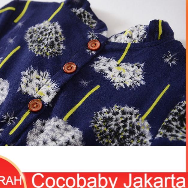 ○ [Cocobaby Jakarta] Floral Dress Pakaian Anak Gaun Bunga Gaun Kasual Lengan Panjang ✽