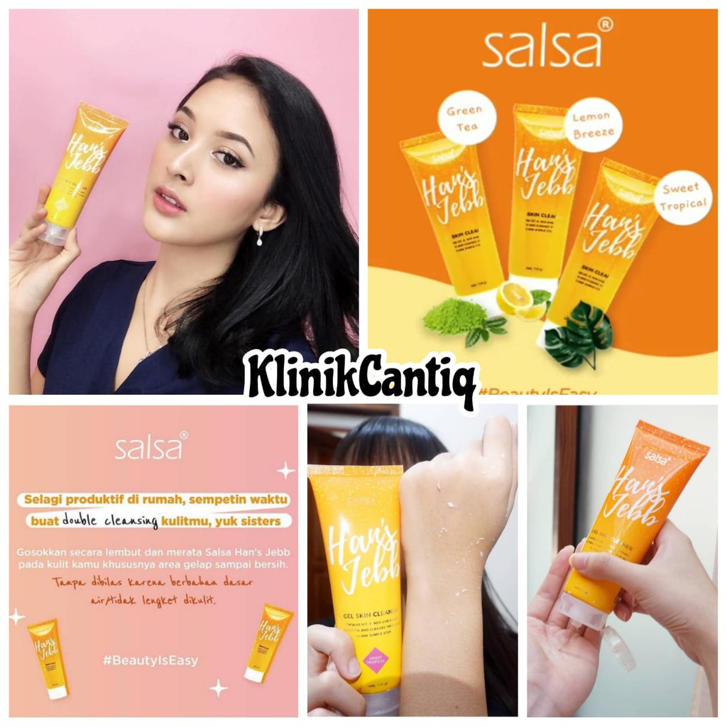 Salsa Hans Jebb Peeling Scrub Tanpa Bilas Pembersih Penghilang Daki