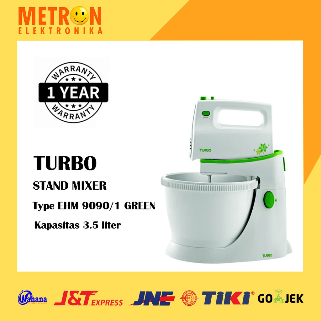 TURBO EHM 9090/1 GREEN STAND MIXER / EHM9090