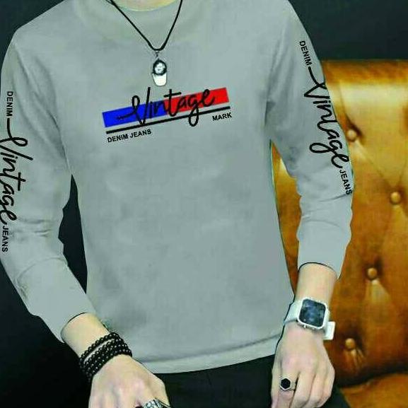 ◙ KAOS LENGAN PANJANG PRIA / KAOS VINTAGE / KAOS PREMIUM / KAOS LENGAN PANJANG / BAJU ATASAN PRIA ✭