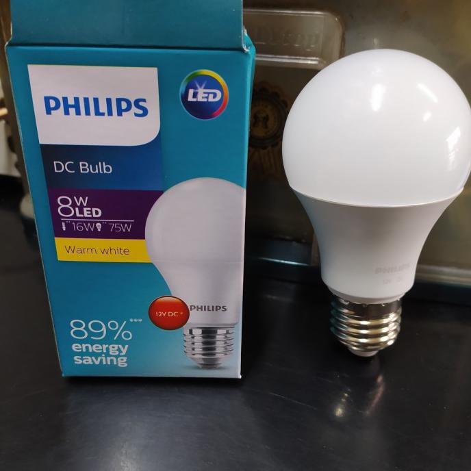 Lampu Led Bulb Dc 12v 8w Philips Termurah Shopee Indonesia