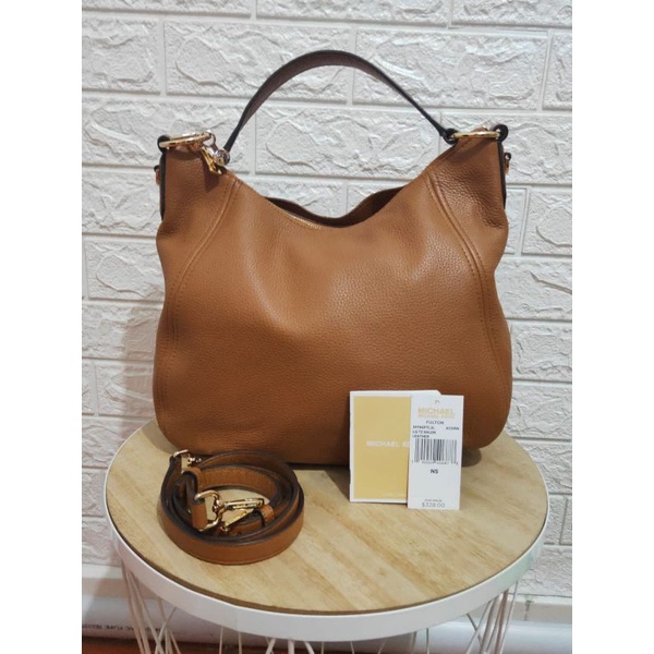 Michael kors double strap fulton hobo sling bag authentic preloved