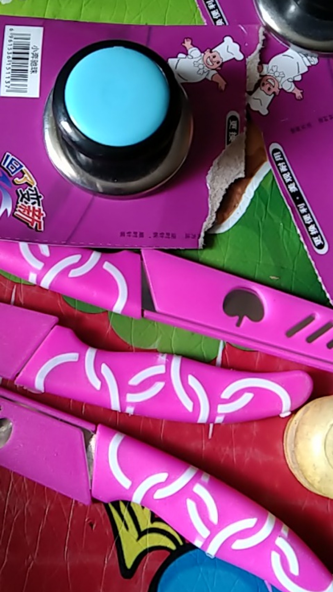 Pisau Buah Pink Stanlies Steell | Pisau Apel | Pisau Dapur