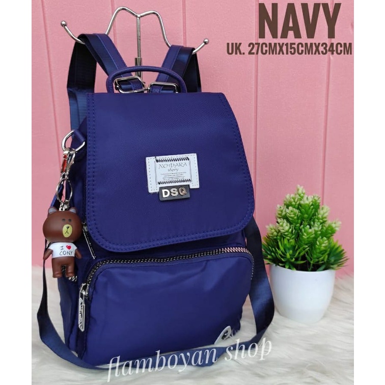 RANSEL WANITA FASHION IMPORT DSQI 2IN1 2#