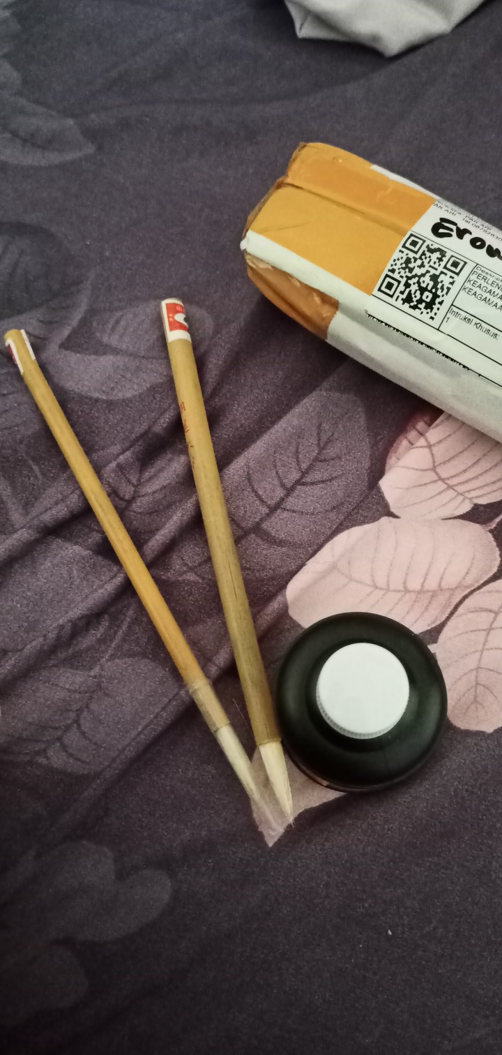 Kuas Kaligrafi Bambu Maupid Mopid Mopit