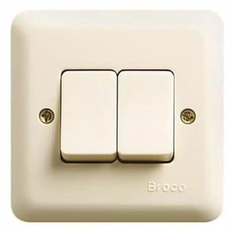 saklar Double BROCO tanam