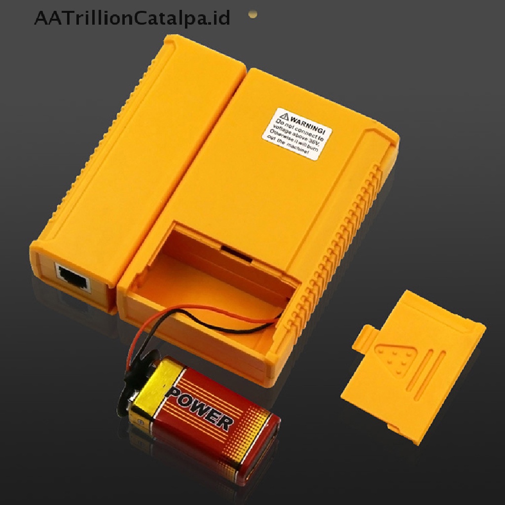 Aatrillioncatalpa RJ45 RJ11 Alat Tester Kabel Jaringan Ethernet LAN PC