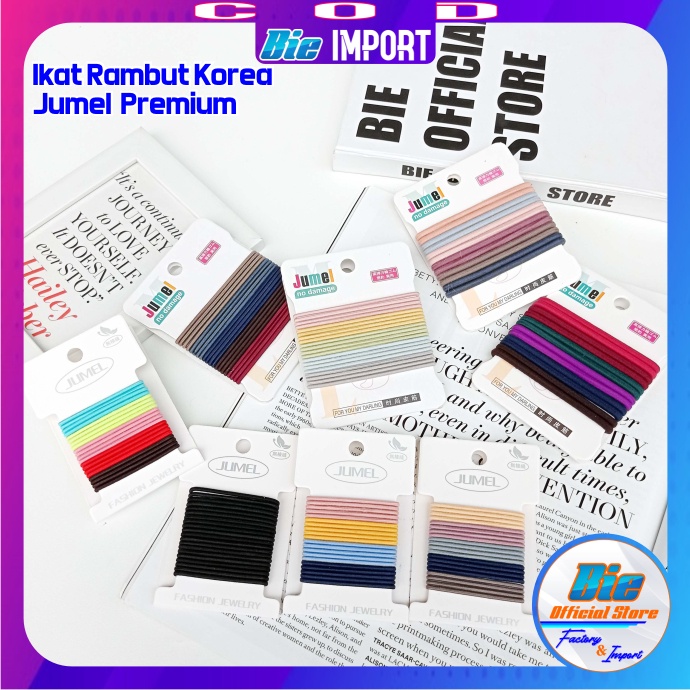 si 20 Ikat Rambut Korea Premium / Kunciran Rambut Korea Impor Best Seller