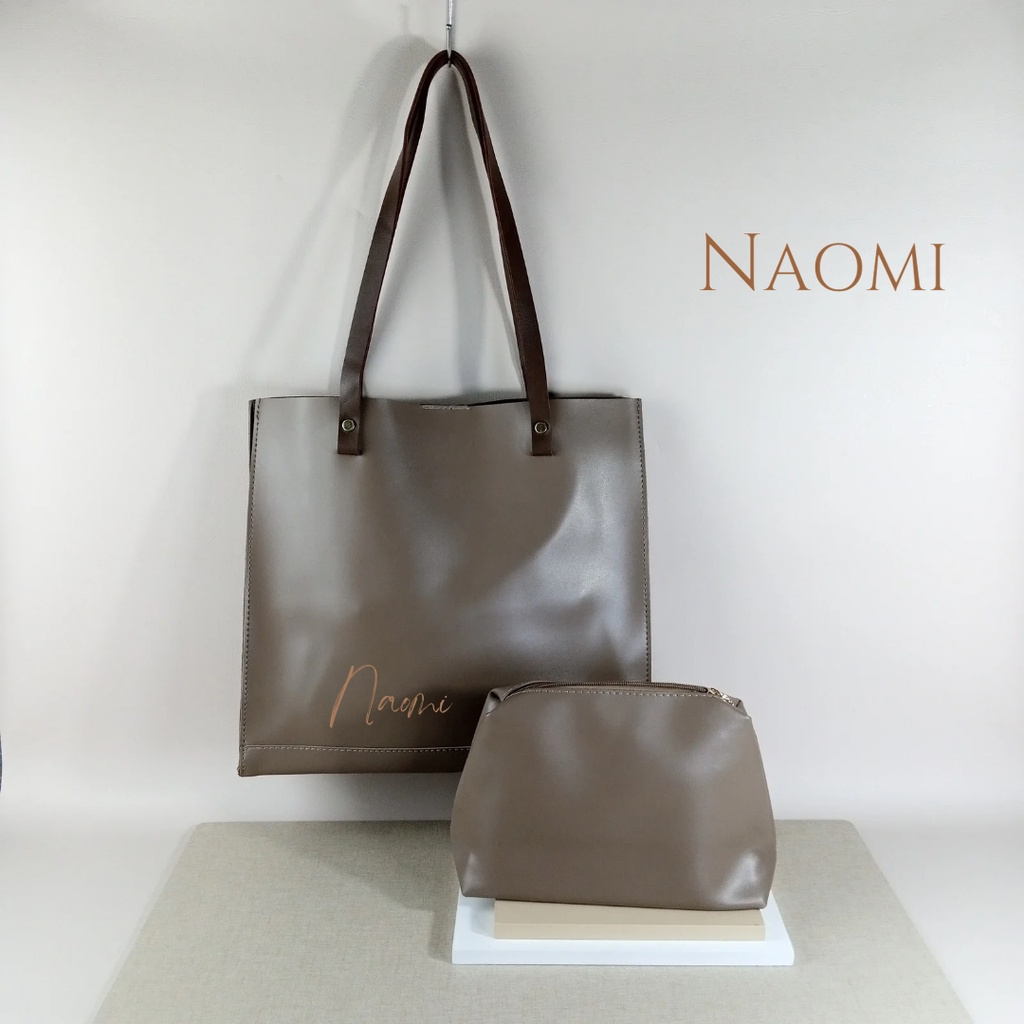 NAOMI - Amarilis Hand Bag Wanita - Import Tas Kerja Kulit Sintetis - Fashion Bag Wanita - Tas Traveling - Tas Naomi - Naomi Bag