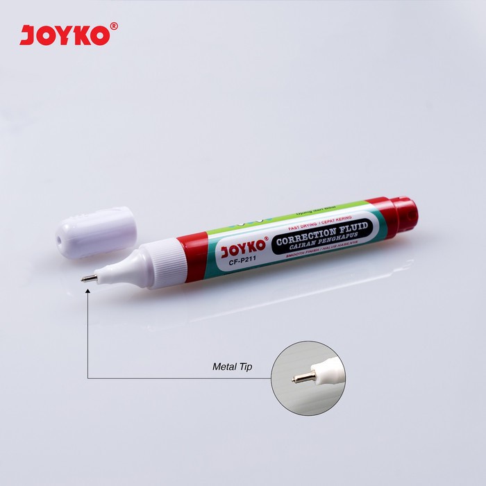 

Tip Ex Joyko CF-P211/ CF-P211 Joyko Correction Fluid /Correction Fluid / Penghapus Cair Joyko
