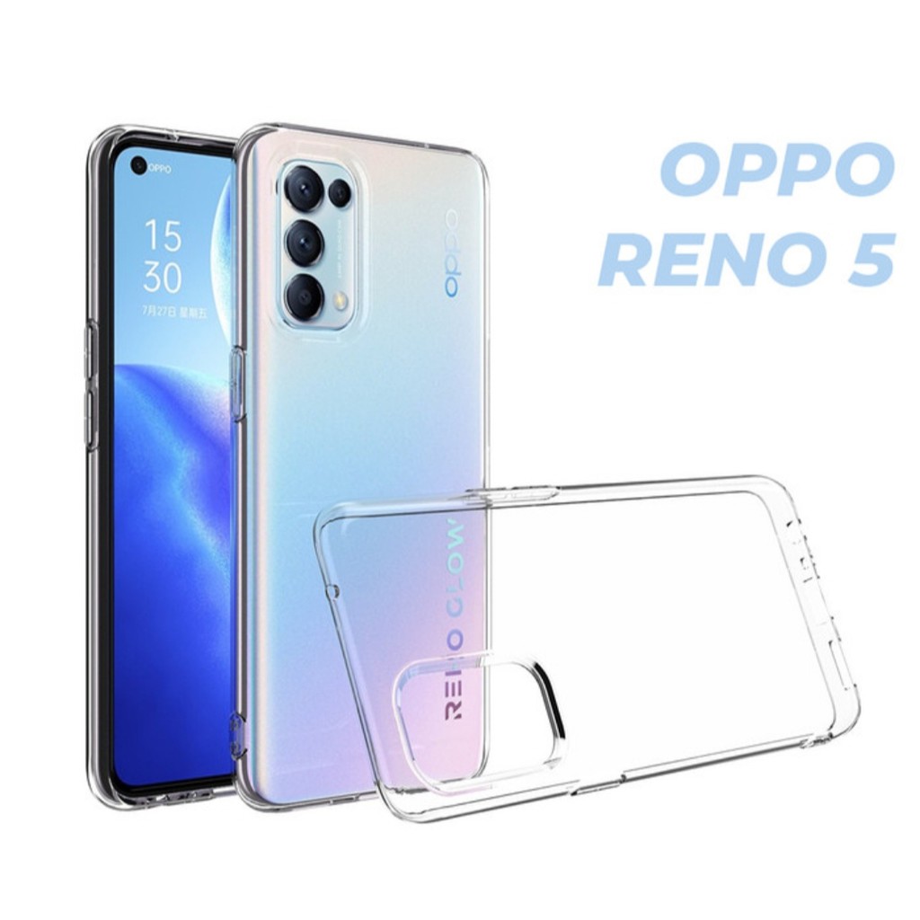 Clear Case OPPO A52 A92  RENO 4 5 PRO 4f 5F 7 7Z 5g Case Cover Casing Bening Transparant