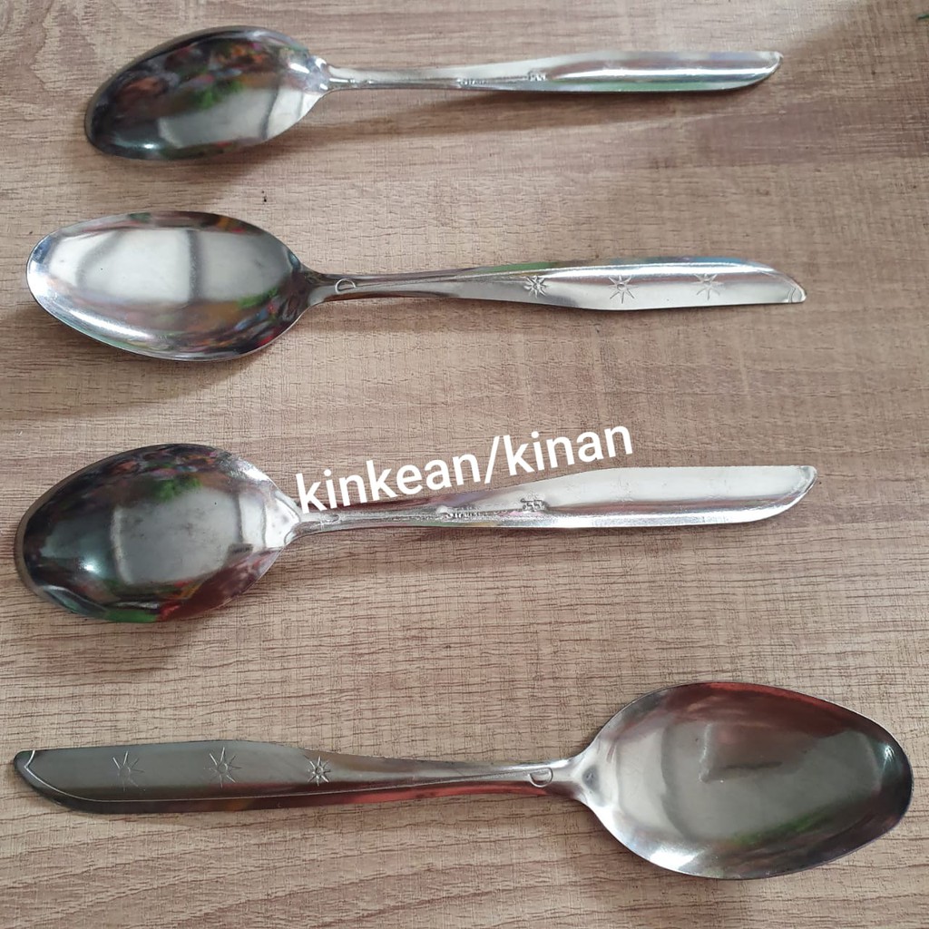 Sendok / Garfu makan 1lusin - 18gram