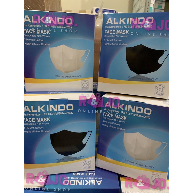 MASKER DUCKBILL IMPORT 3PLY FACE MASK ALKINDO