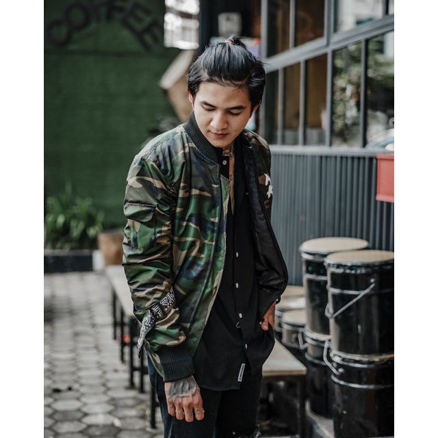 Jaket Bomber army Distro Pria Original - MRKO 097