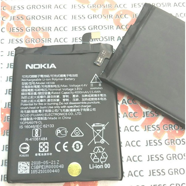 Battery Batre Baterai Nokia 2 HE-338 HE338 HE 338 TA-1029