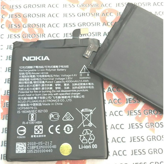 Battery Batre Baterai Nokia 2 HE-338 HE338 HE 338 TA-1029