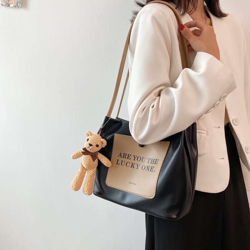 (2Pc Bisa 1Kg)GTBI998874240  New arrival !!! Tas Tote Wanita Import Premium + Boneka