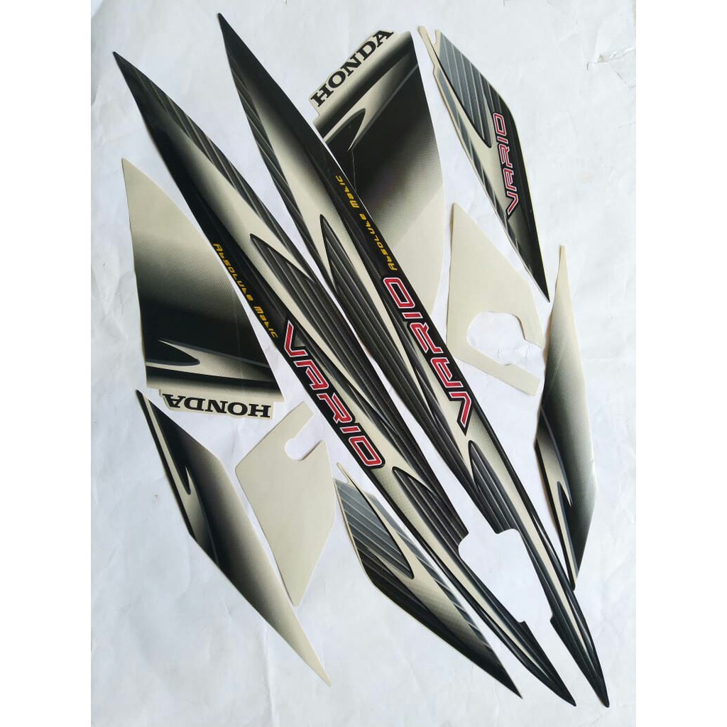 Stiker motor honda vario 110 2006 putih
